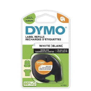 Dymo nastro per tessuti serie Letratag mm 12x2 m da stirare