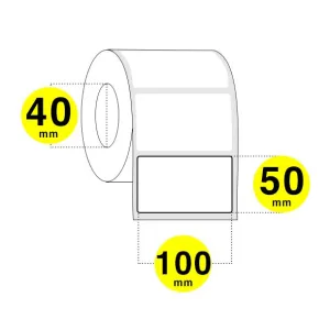 Etichette carta termica 100x50