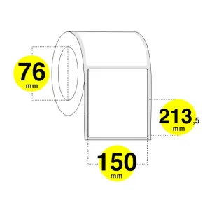 Etichette adesive 150x213mm - carta termica diretta