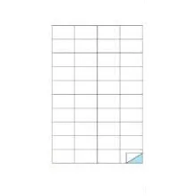 Etichette adesive su foglio A4 52,5x29,7 mm senza margini