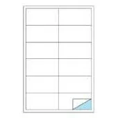 Etichette adesive su foglio A4 101x48 mm. Con margini