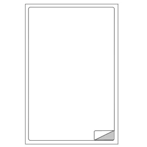 Markin etichette su foglio A4 199,6x289,1 mm angoli arrotondati