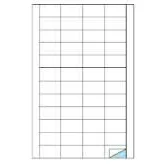 Markin etichette su foglio A4 48x25 mm con margini